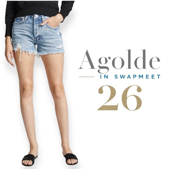 AGOLDE PARKER VINTAGE CUT OFF SHORT
IN SWAPMEET size 26 - Picture 5 of 11